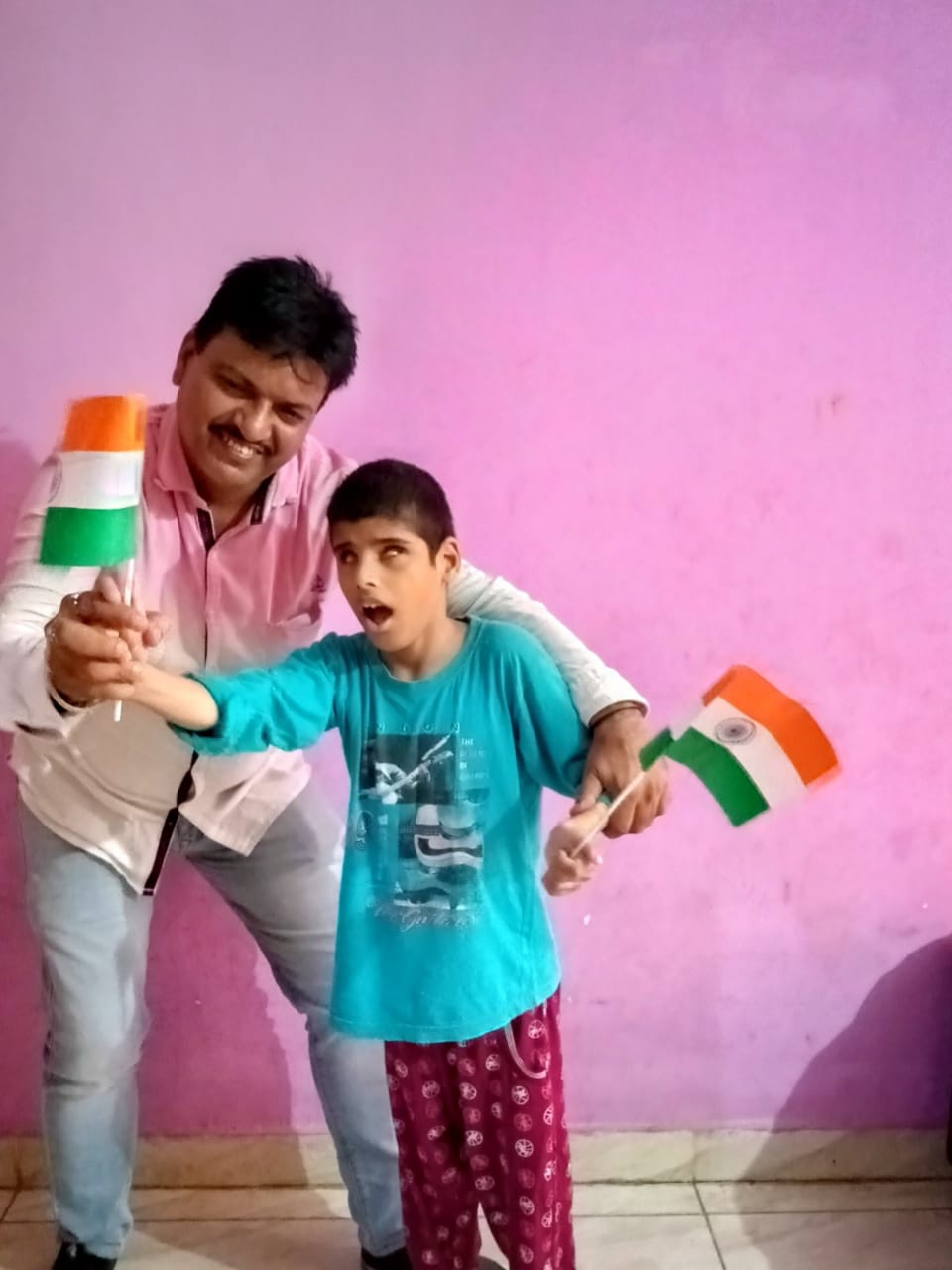 75th Independence Day celebrations by Visually challenged students of NAB