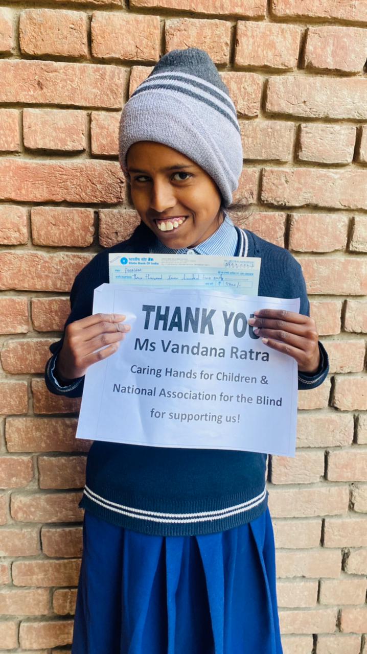 Distribution of scholarship to visually challenged students of NAB