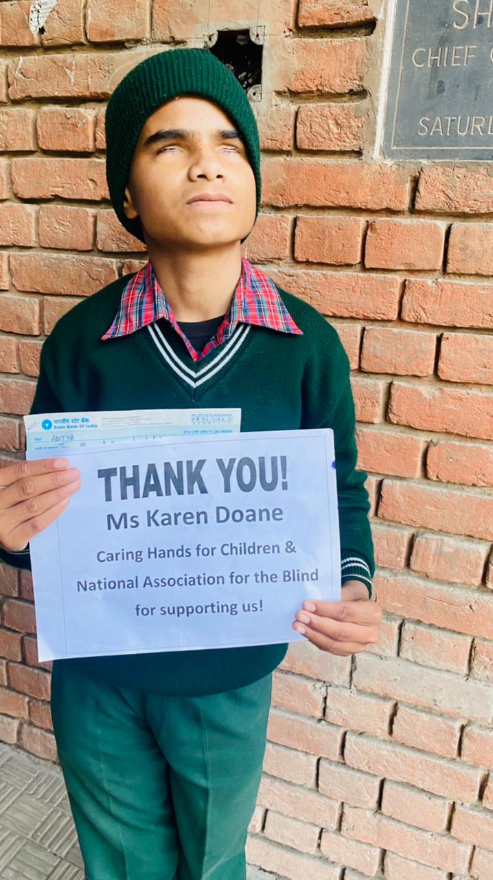 Distribution of scholarship to visually challenged students of NAB