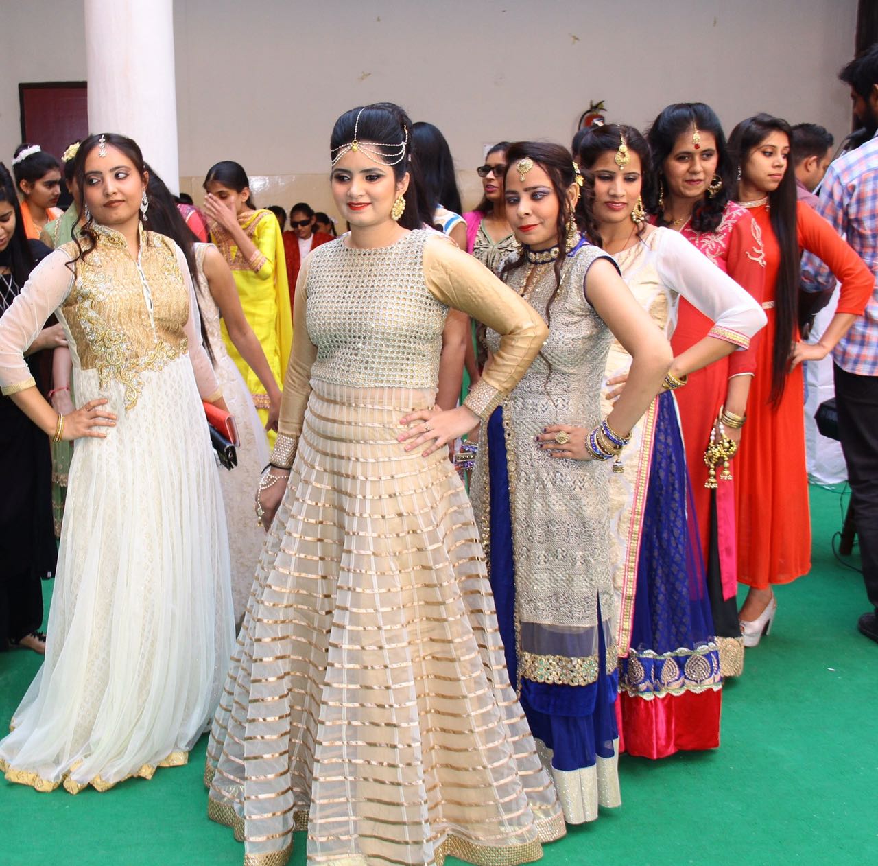 Fashion show by visually impaired girls of NAB Chandigarh