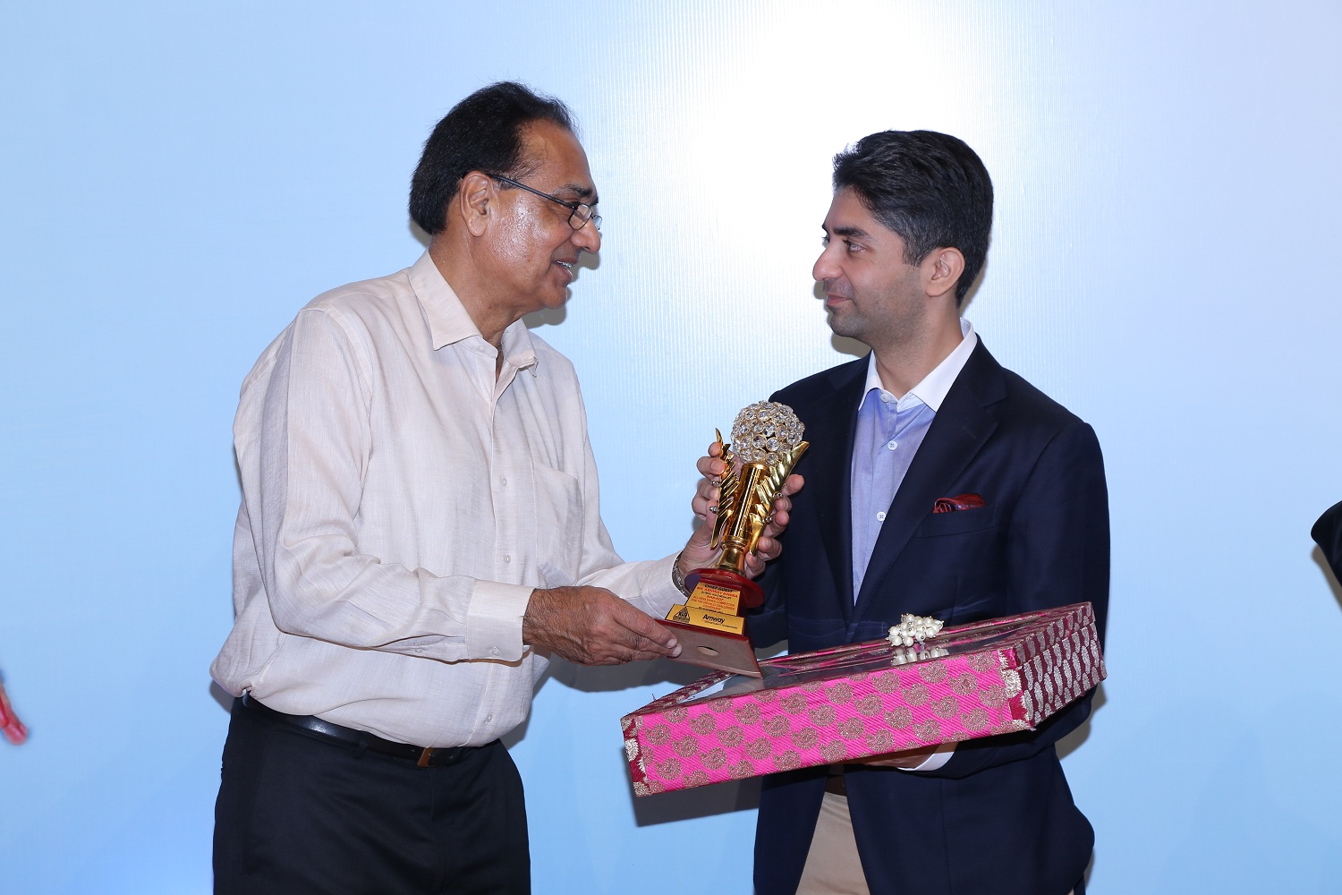 Hon. President with Shri Abhinav Bindra