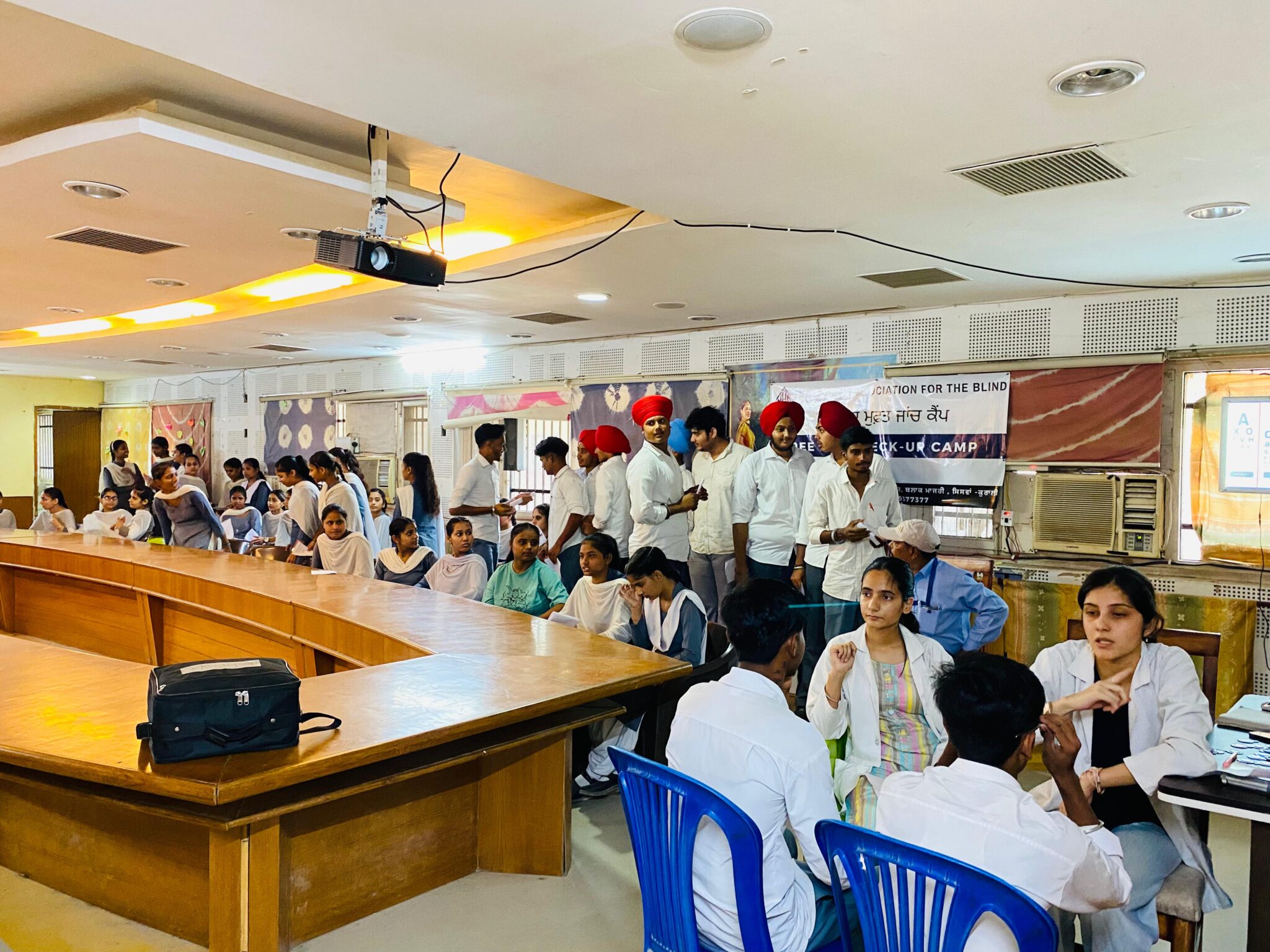 NAB under its Clear Vision Punjab program had undertaken to arrange Free eye check-up camps in District Mohali