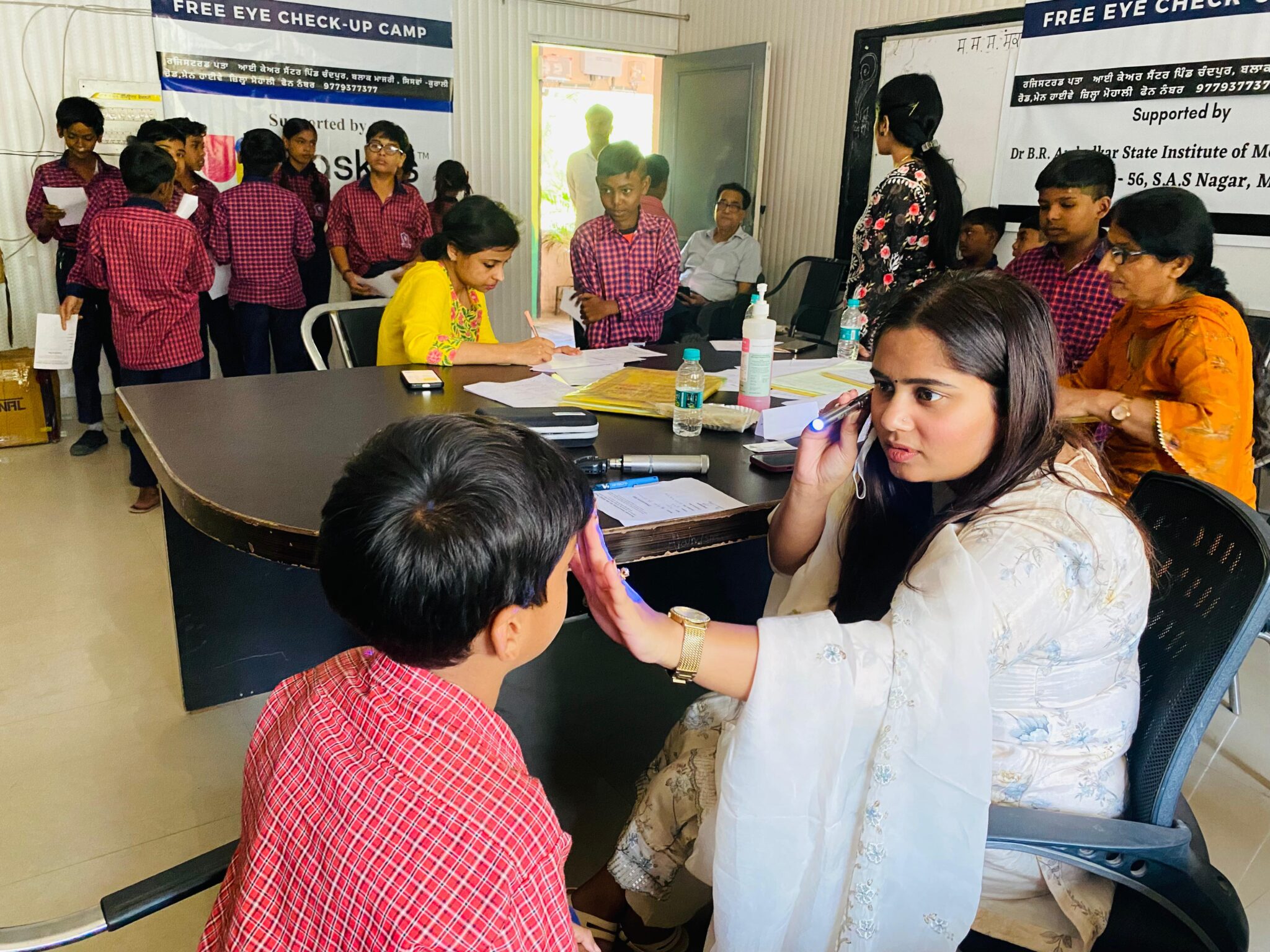 NAB under its Clear Vision Punjab program had undertaken to arrange Free eye check-up camps in District Mohali