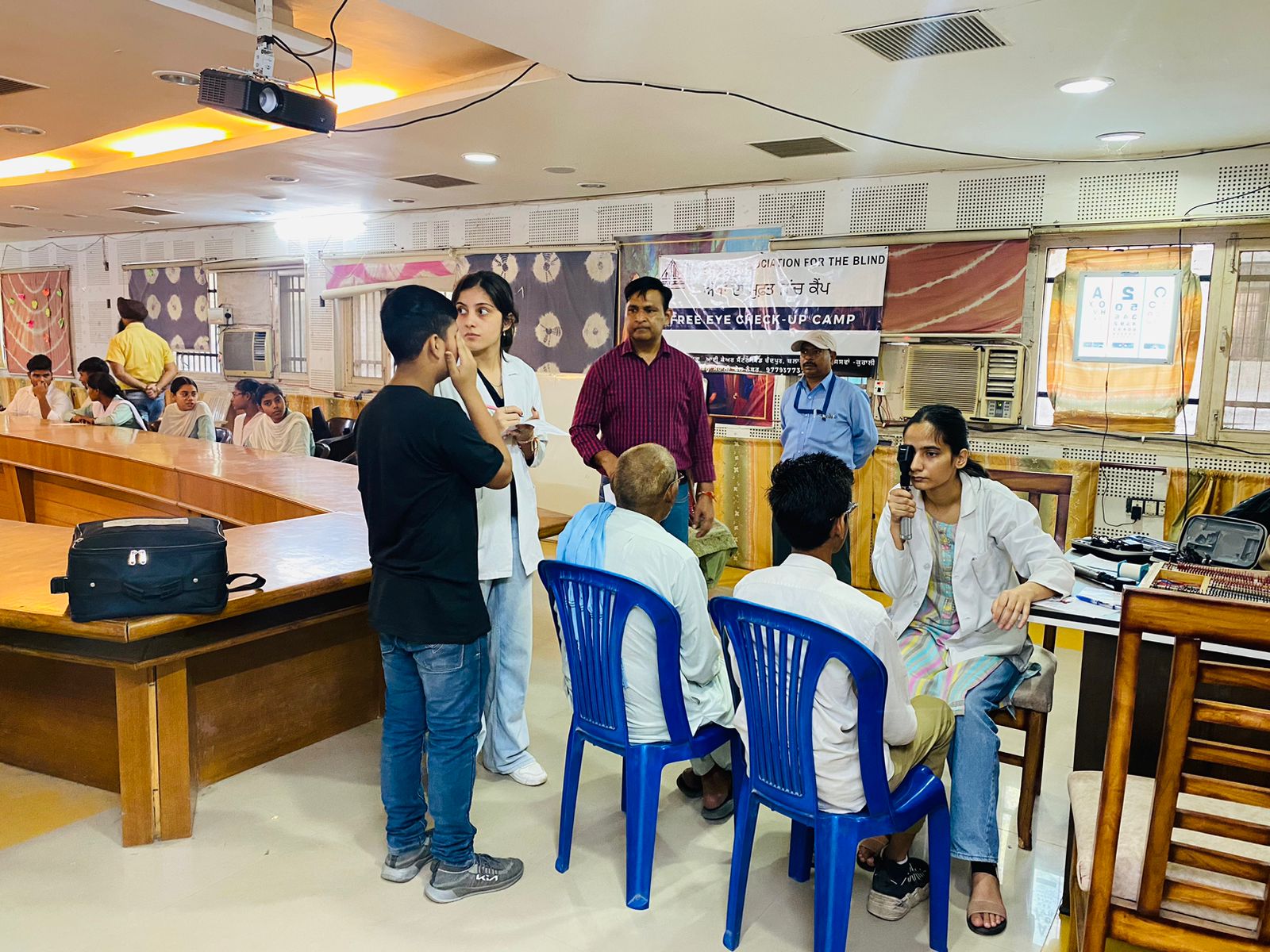 NAB under its Clear Vision Punjab program had undertaken to arrange Free eye check-up camps in District Mohali