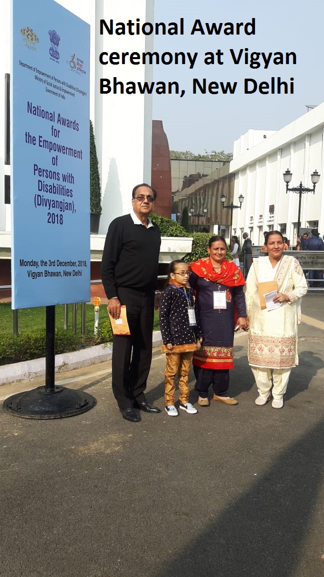 National Award for the Empowerment of Persons with Disabilities, 2018 ceremony, Vigyan Bhawan, New Delhi