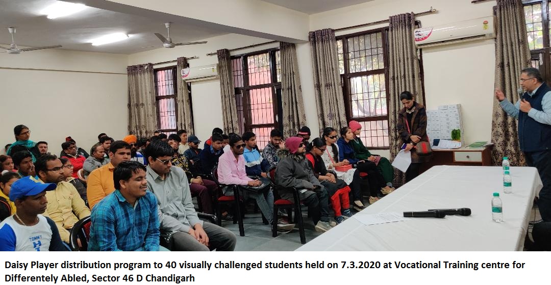 Sh Mahavir Singh, Additional Session Judge and Member Secretary, State Legal Services Authority delivering lecture on on legal Rights with focus on disability