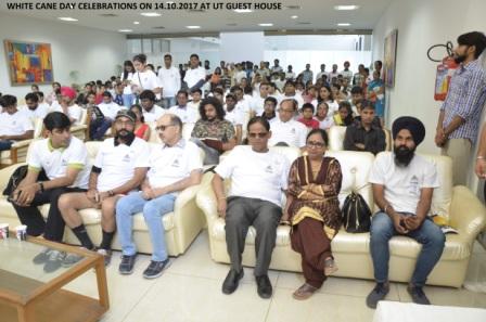 WHITE CANE DAY CELEBRATIONS AT UT GUEST HOUSE ON 14.10.2017