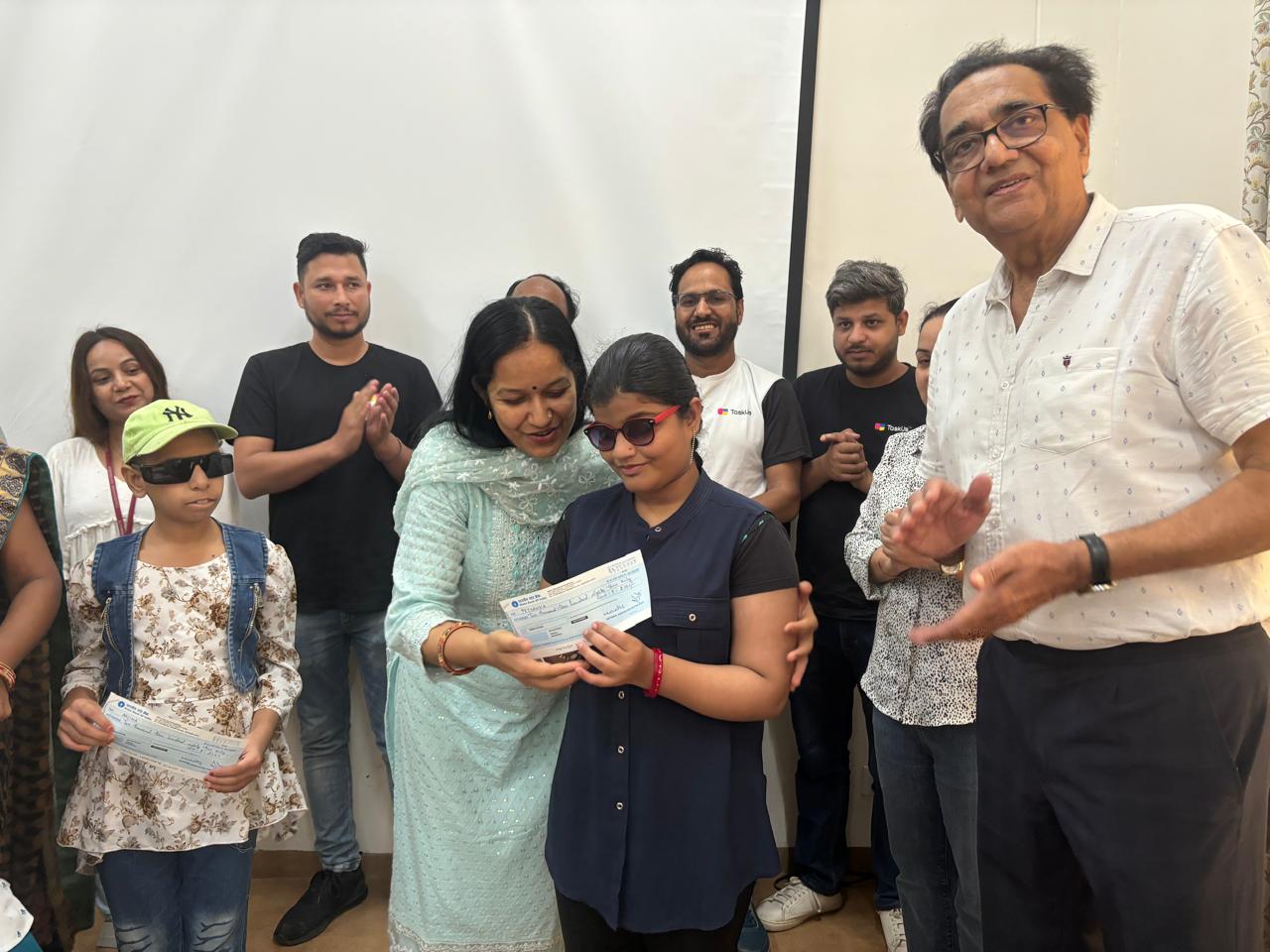 Scholarship distribution on 6.07 (14)