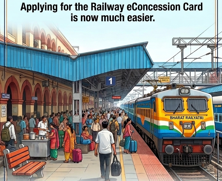 Good news! Applying for the Railway e Concession Card is now much easier.